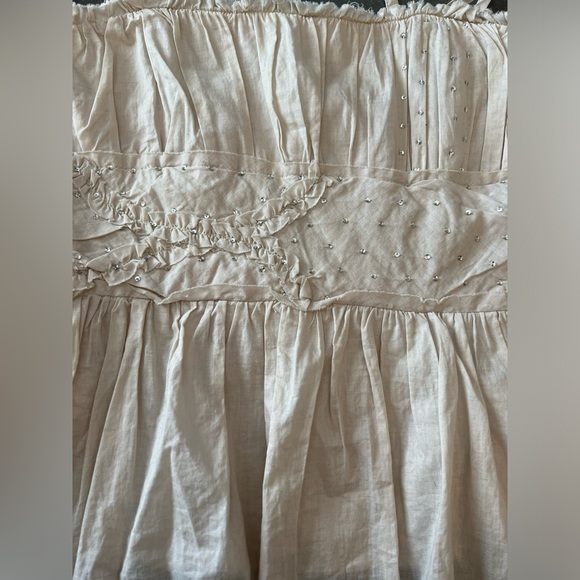 Y2K Vintage Charlotte Russe Boho Cotton Corset Top - Picture 3 of 5